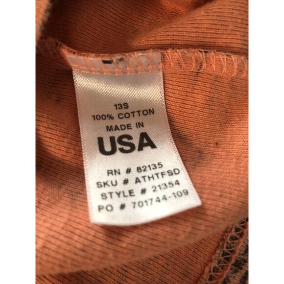 FRESH PRODUCE Pink Geometric 3/4 Sleeve V Neck 100% Cotton Top XS - Picture 6 of 7